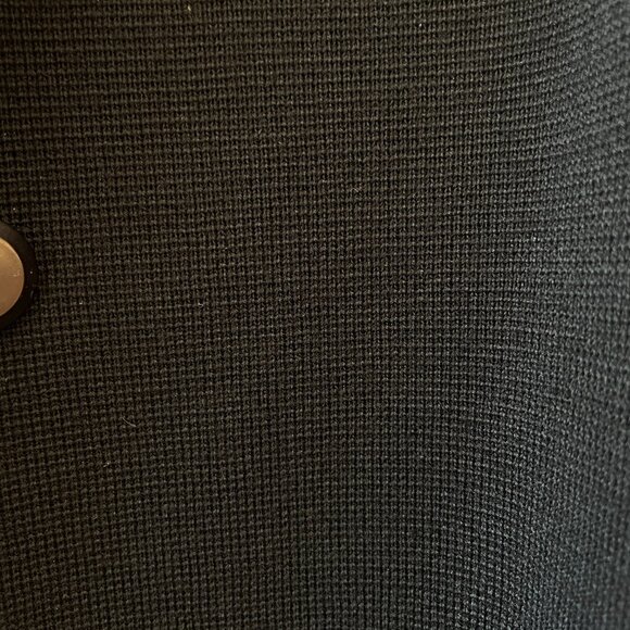 Vintage Heavyweight Knit Jacket/Cardigan Black - Picture 5 of 5